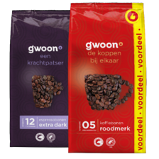 g'woon koffiebonen